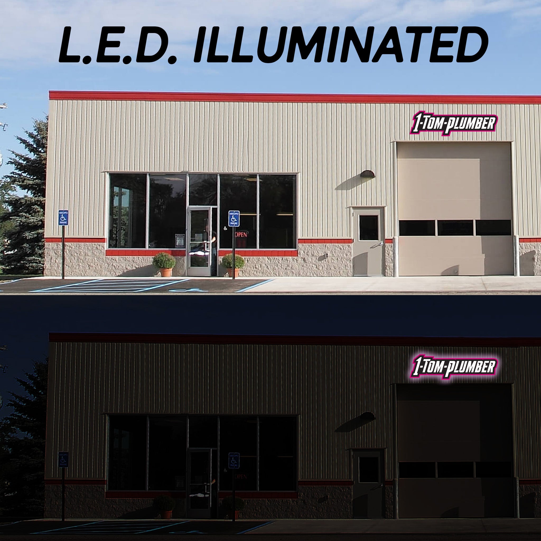 Light Up Building Signs