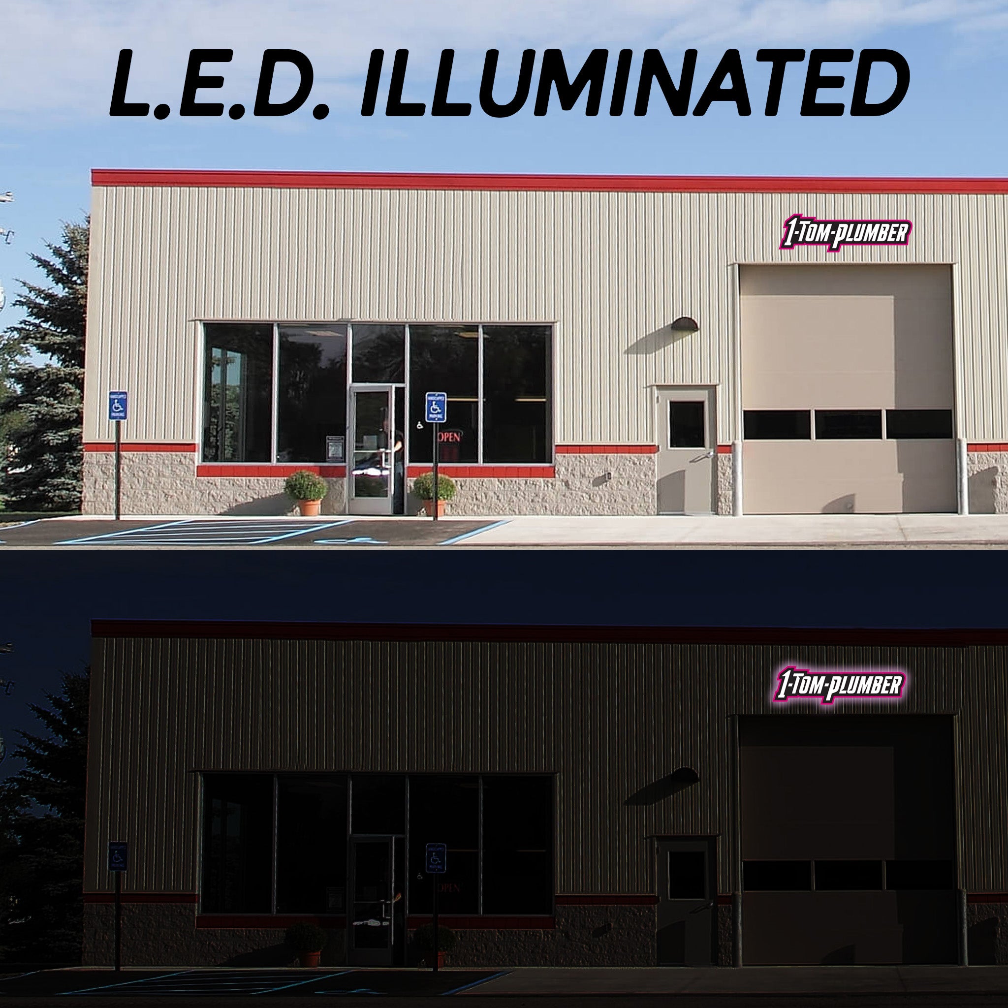 Light Up Building Signs