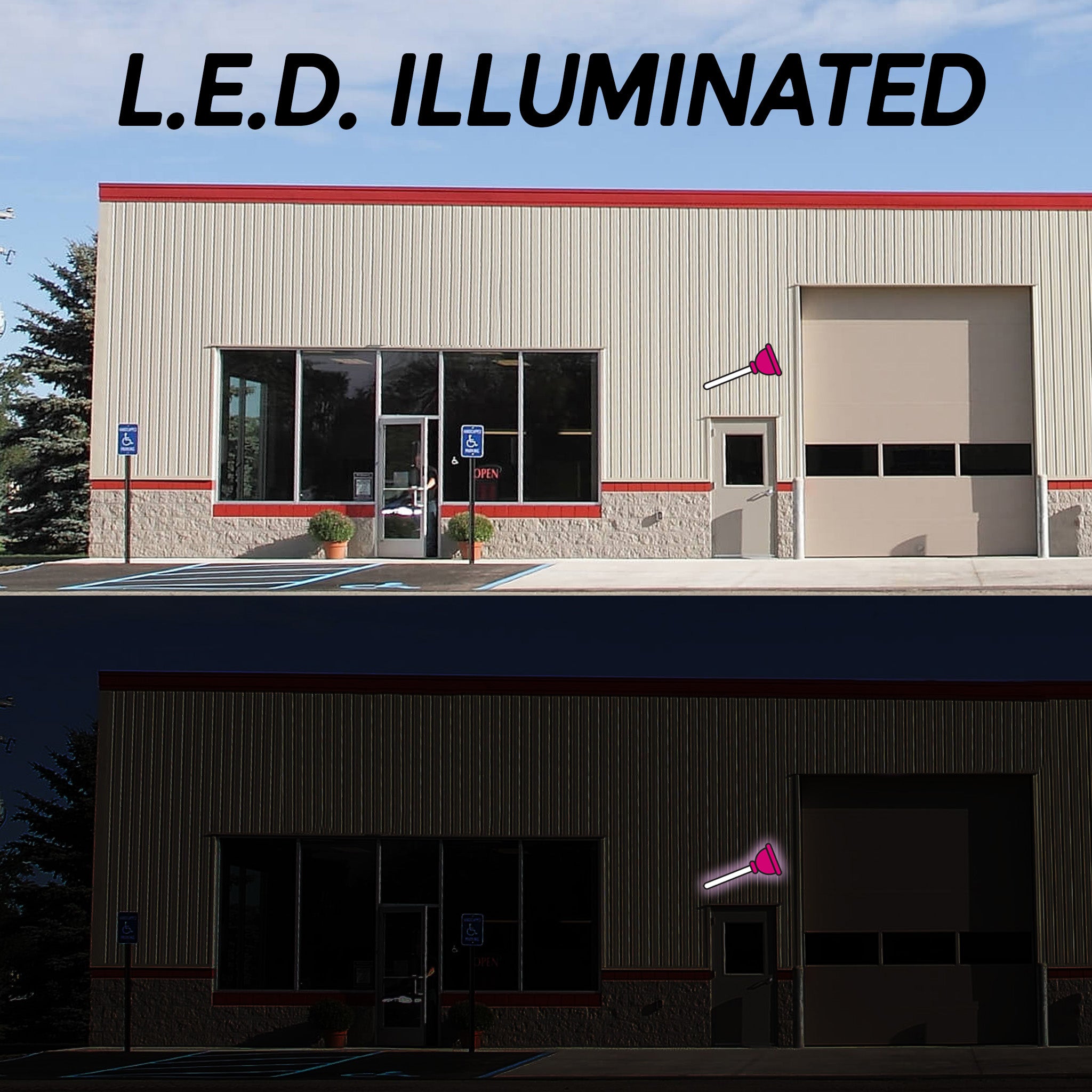 Light Up Building Signs