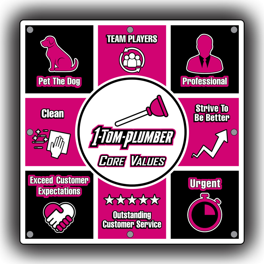 Core Values Acrylic Poster