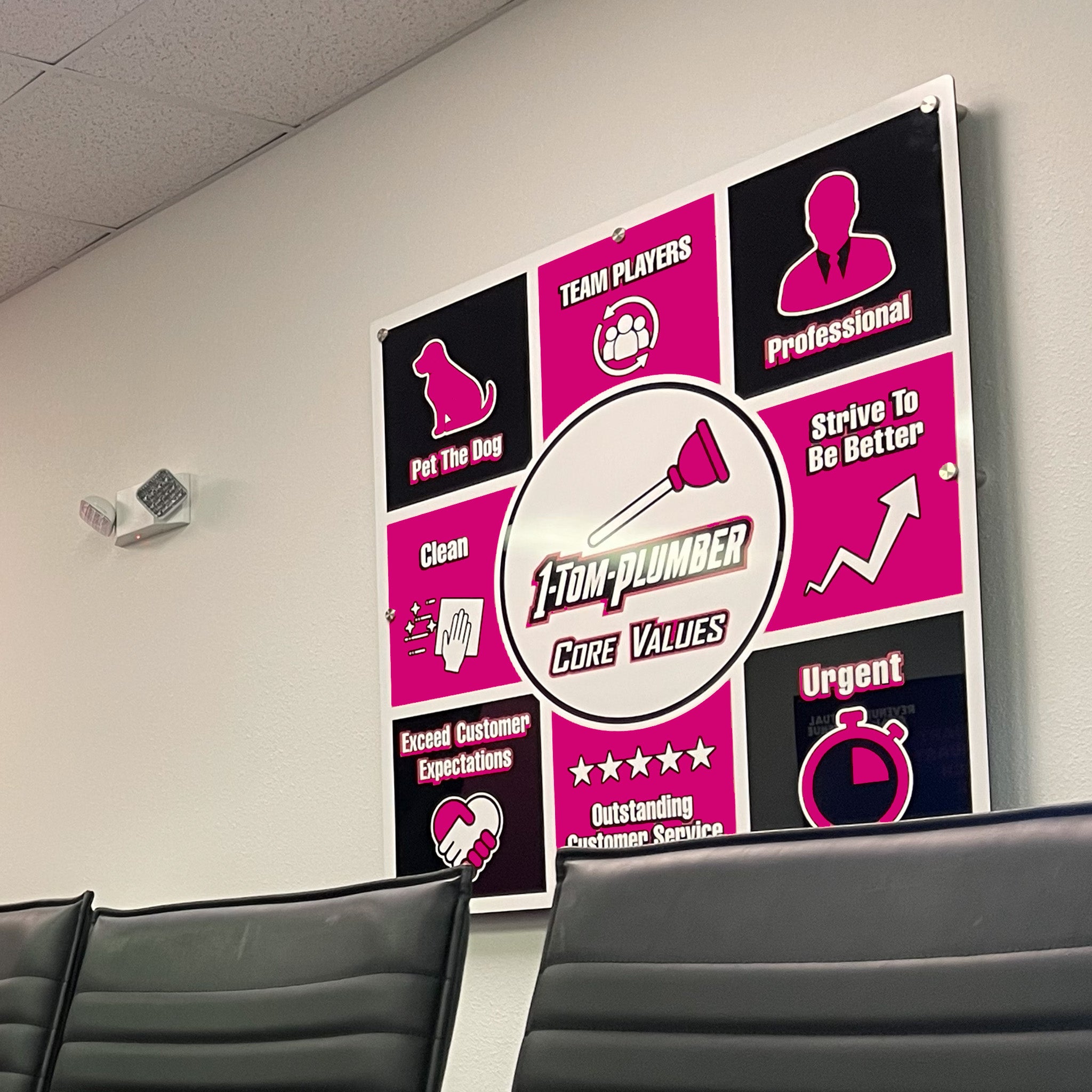 Core Values Acrylic Poster