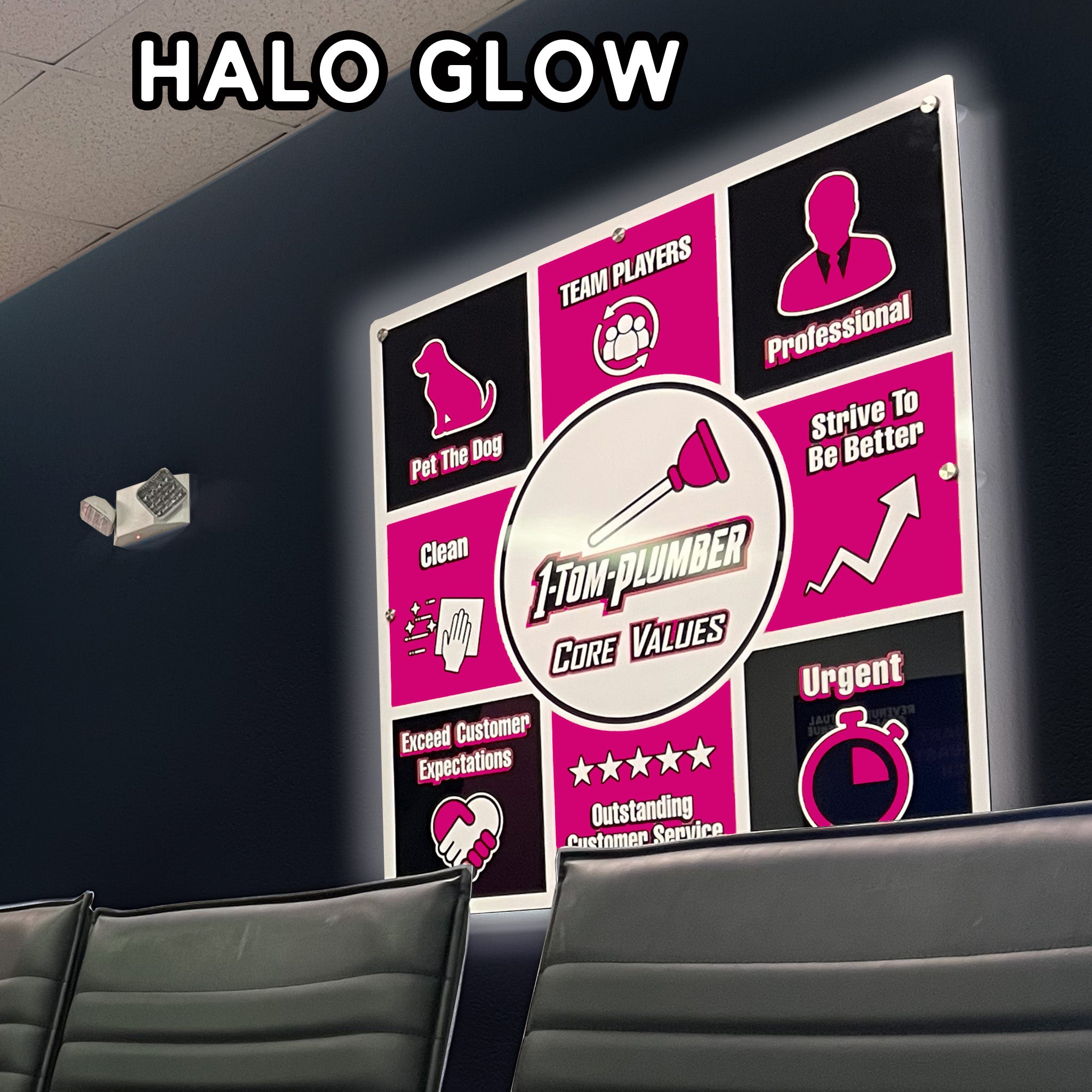 Core Values Acrylic Poster