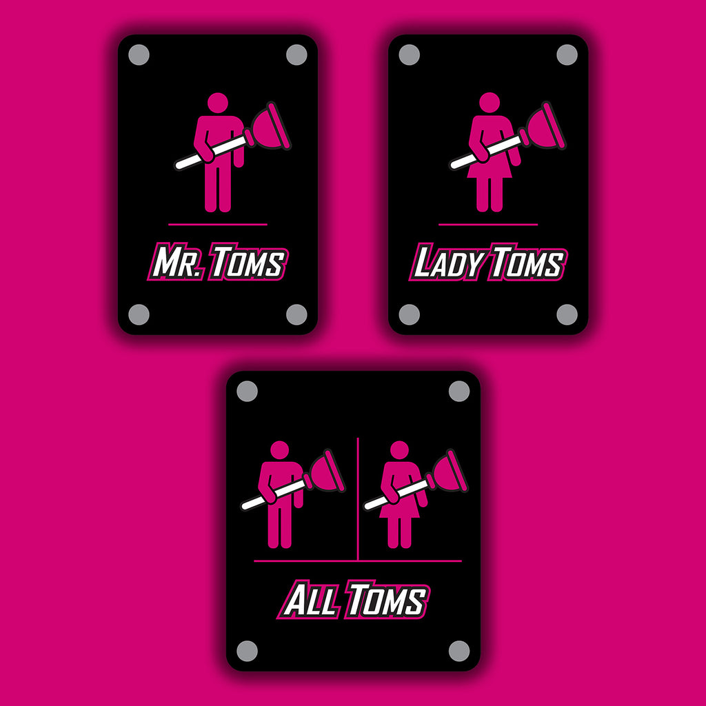Acrylic Restroom Plaques