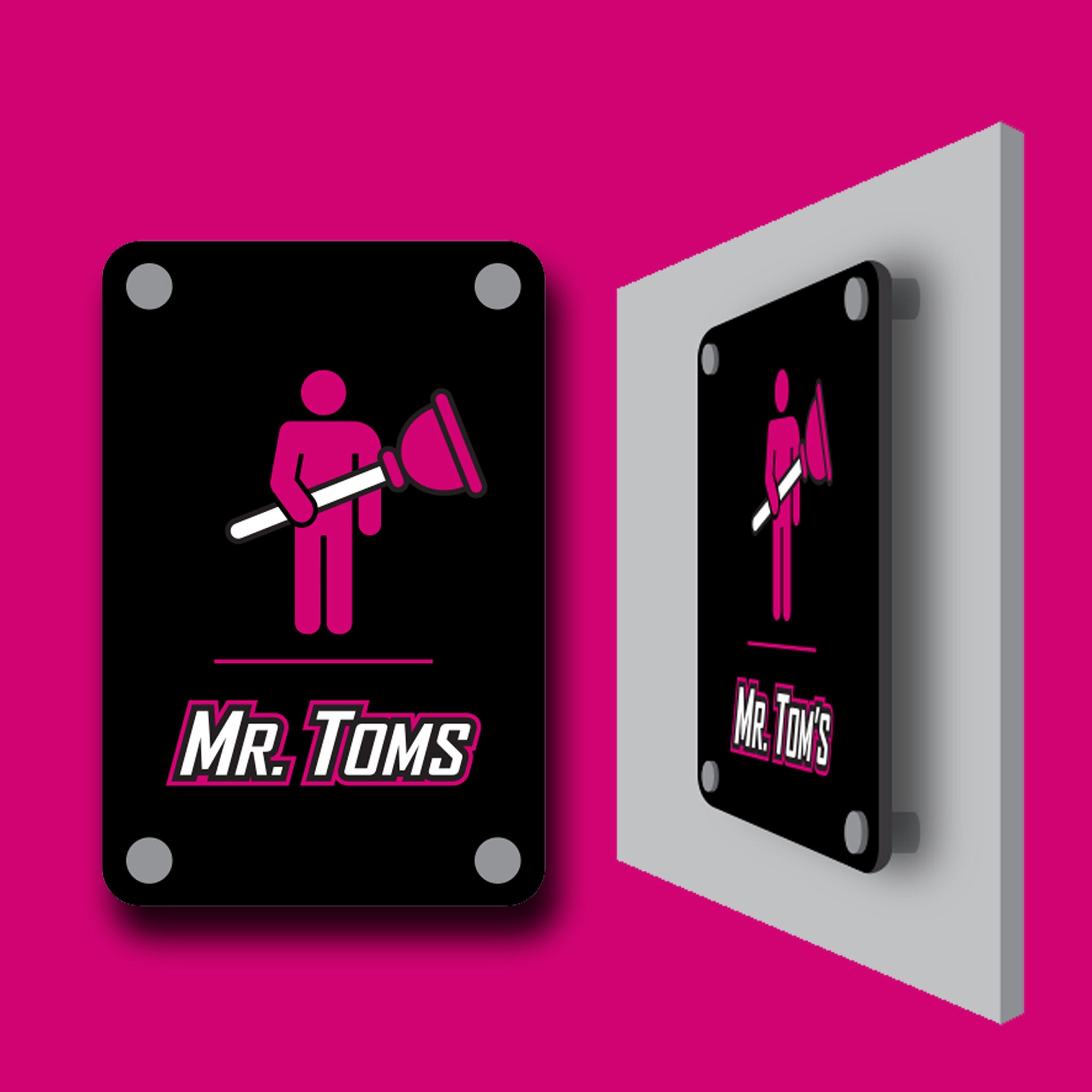 Acrylic Restroom Plaques