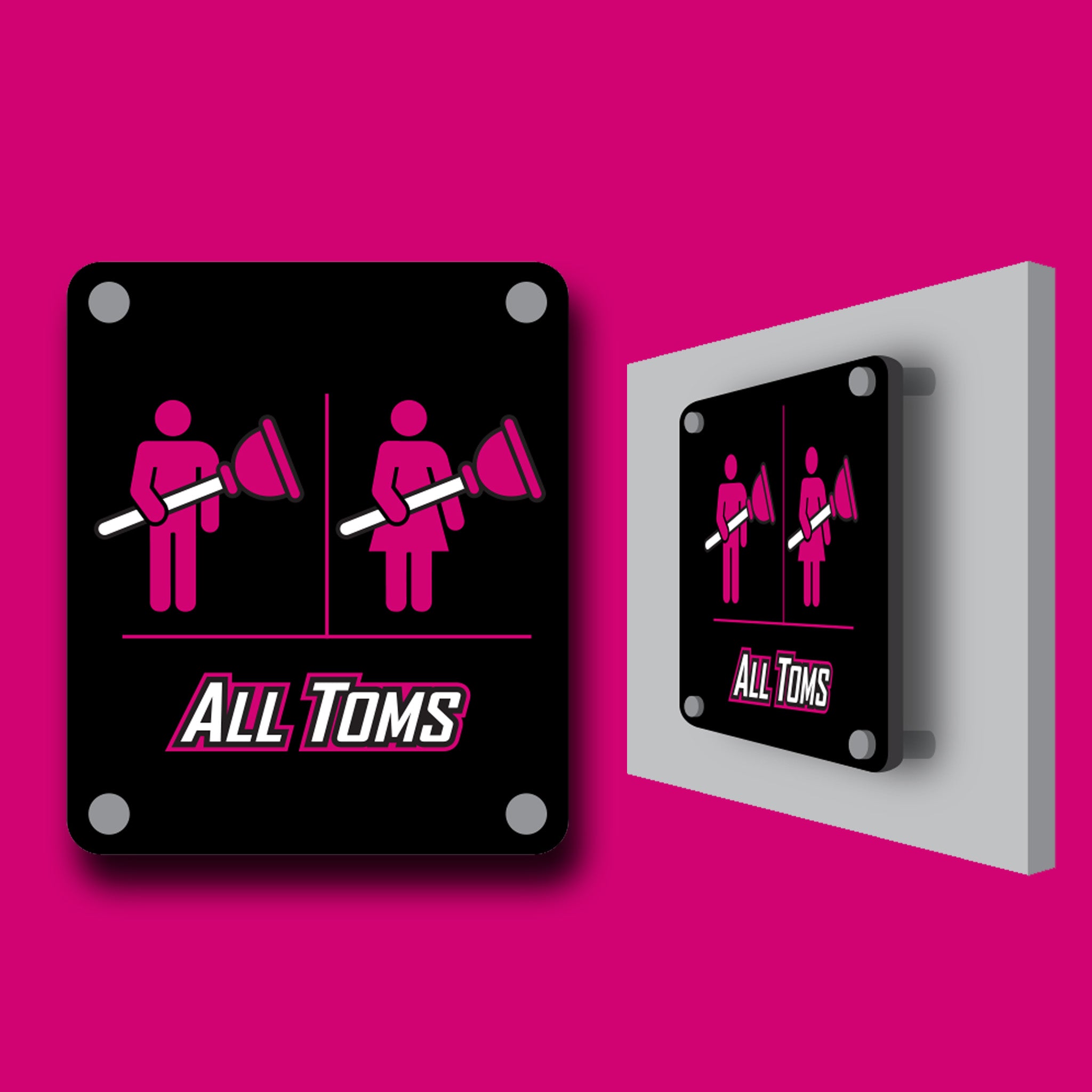 Acrylic Restroom Plaques