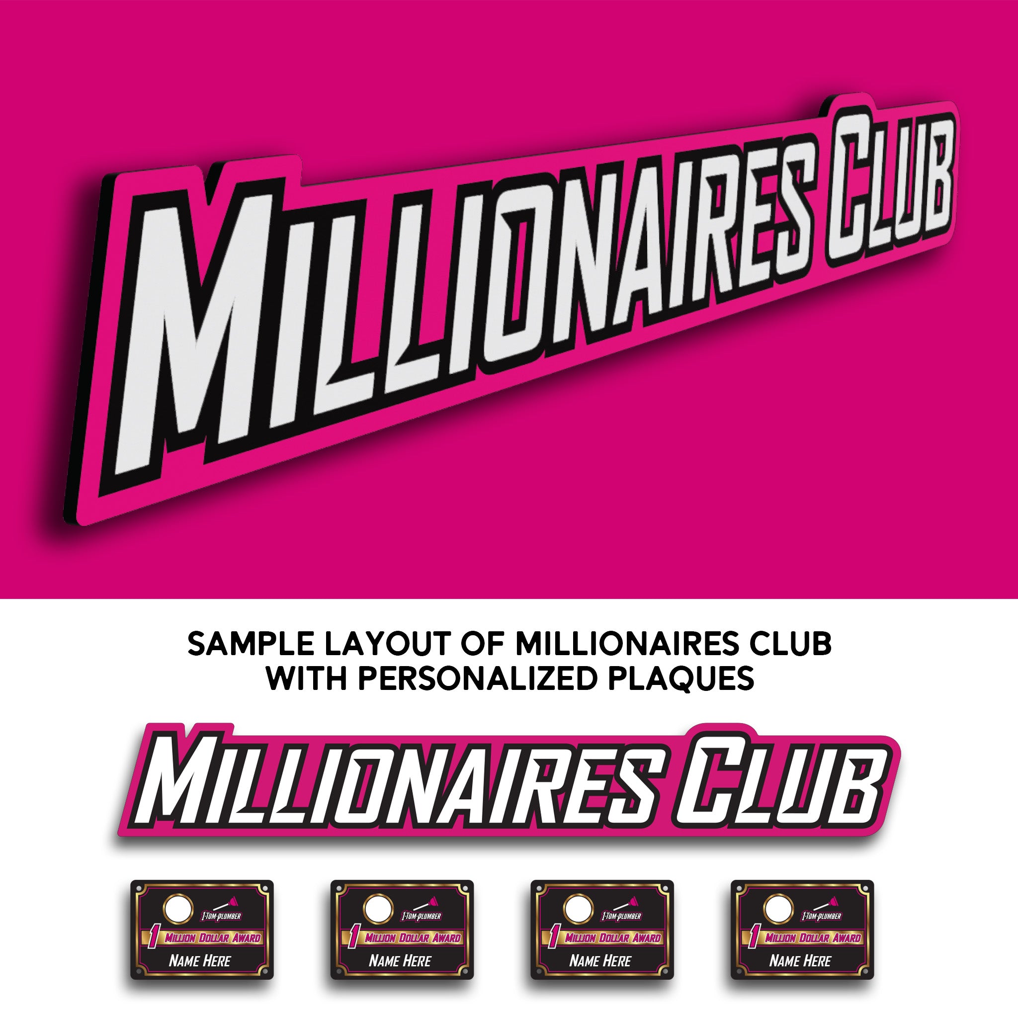 Sales Wall Acrylic Plaques