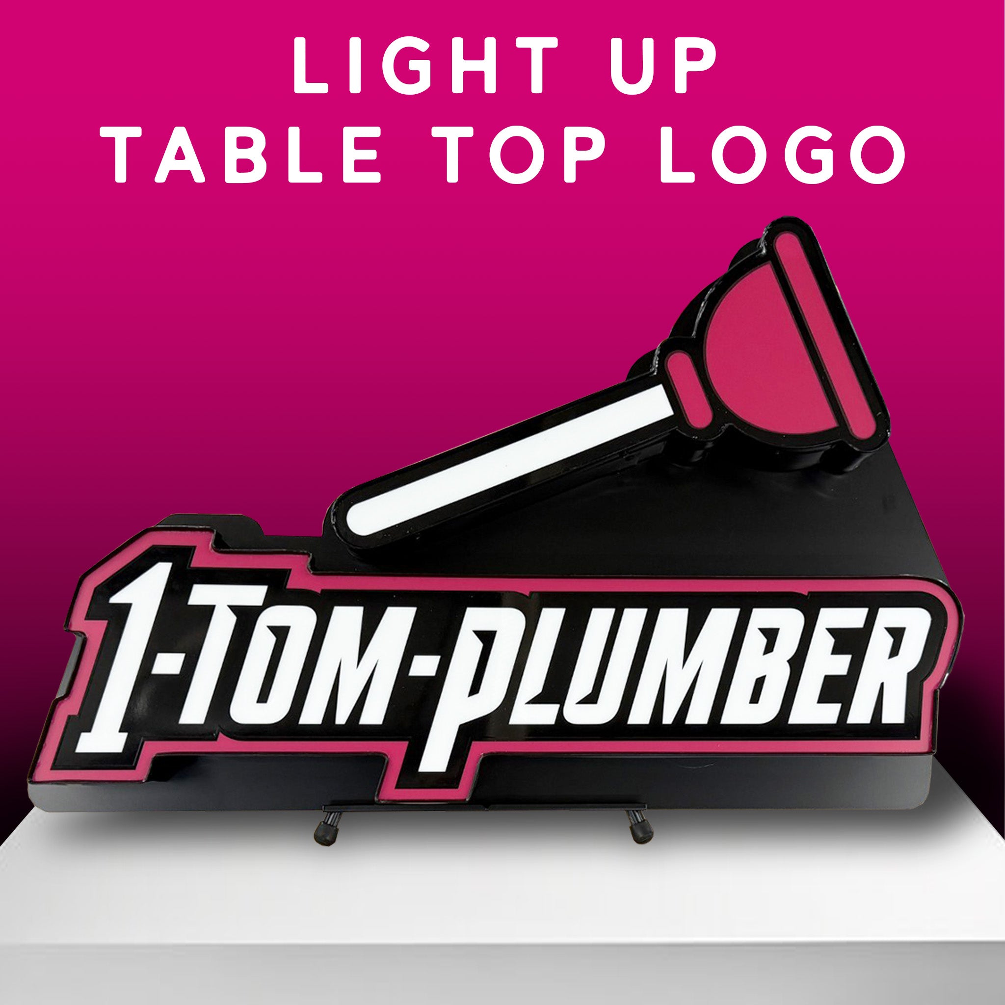 Light-Up Table-Top Logos