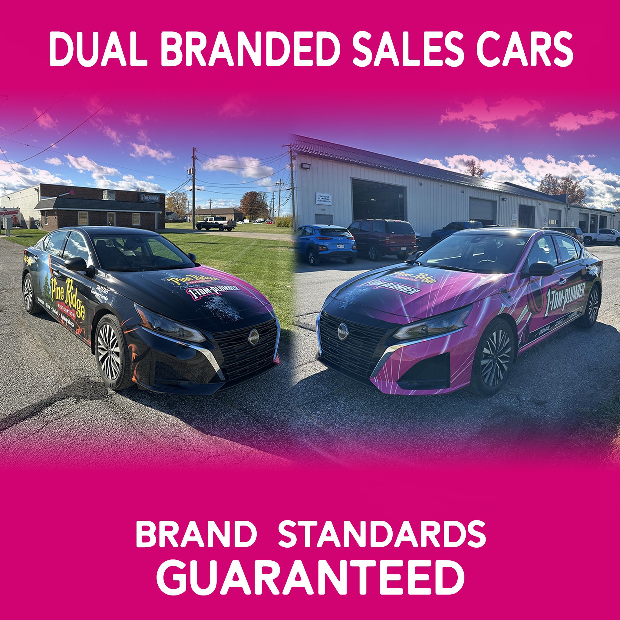 Dual Branded Sales Car Wrap Kit